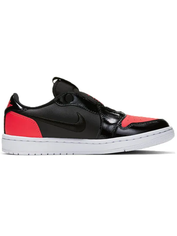 Кроссовки 1 низкие слипоны Air Jordan — изображение 2 из 4, яркий/черный-белый