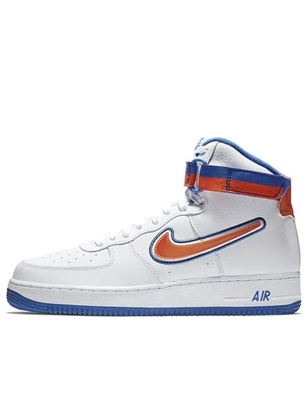 Кроссовки air force 1 high '07 lv8 sport 'knicks' Nike — изображение 1 из 4, белый/оранжевый
