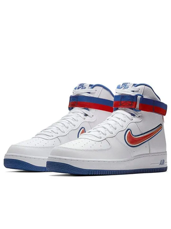 Кроссовки air force 1 high '07 lv8 sport 'knicks' Nike — изображение 2 из 4, белый/оранжевый