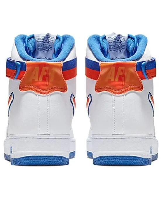 Кроссовки air force 1 high '07 lv8 sport 'knicks' Nike — изображение 4 из 4, белый/оранжевый