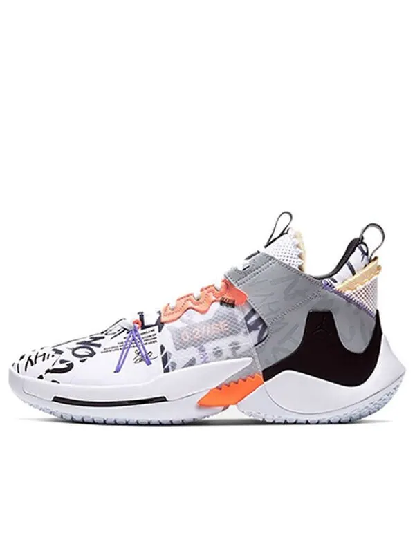 Кроссовки почему бы не zer0.2 se pf Air Jordan — изображение 1 из 4, белый/оранжевый