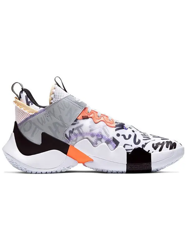 Кроссовки почему бы не zer0.2 se pf Air Jordan — изображение 2 из 4, белый/оранжевый