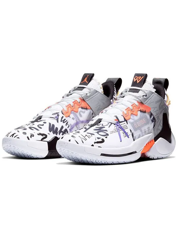 Кроссовки почему бы не zer0.2 se pf Air Jordan — изображение 3 из 4, белый/оранжевый