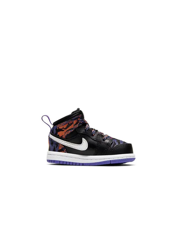 Кроссовки 1 средний размер Air Jordan — изображение 2 из 4, черный/фиолетовый