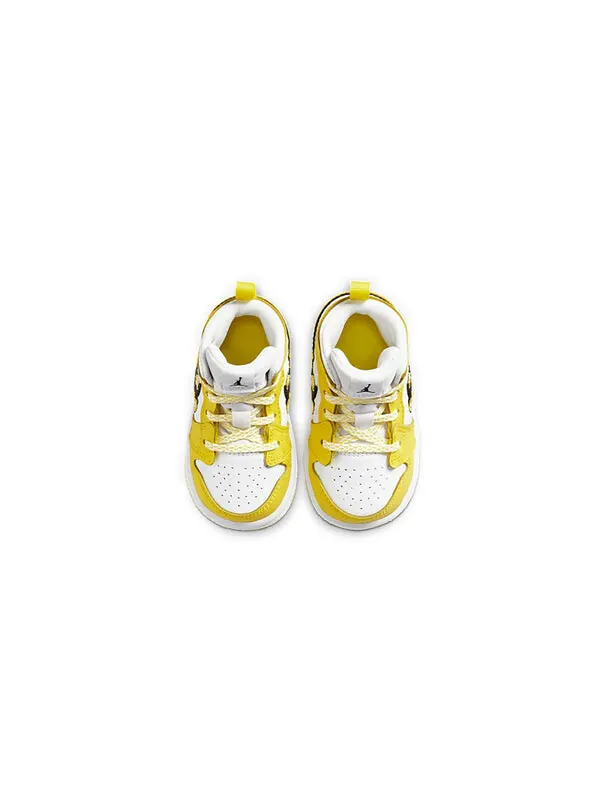 Кроссовки 1 средний размер Air Jordan — изображение 3 из 4, желтый