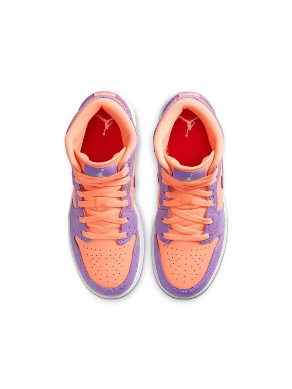 Кроссовки 1 средний размер Air Jordan — изображение 4 из 4, оранжевый