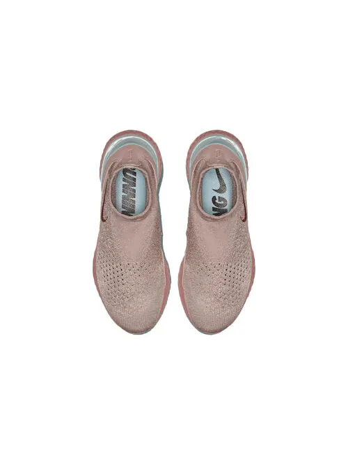 Кроссовки rise react flyknit Nike — изображение 4 из 4, розовый