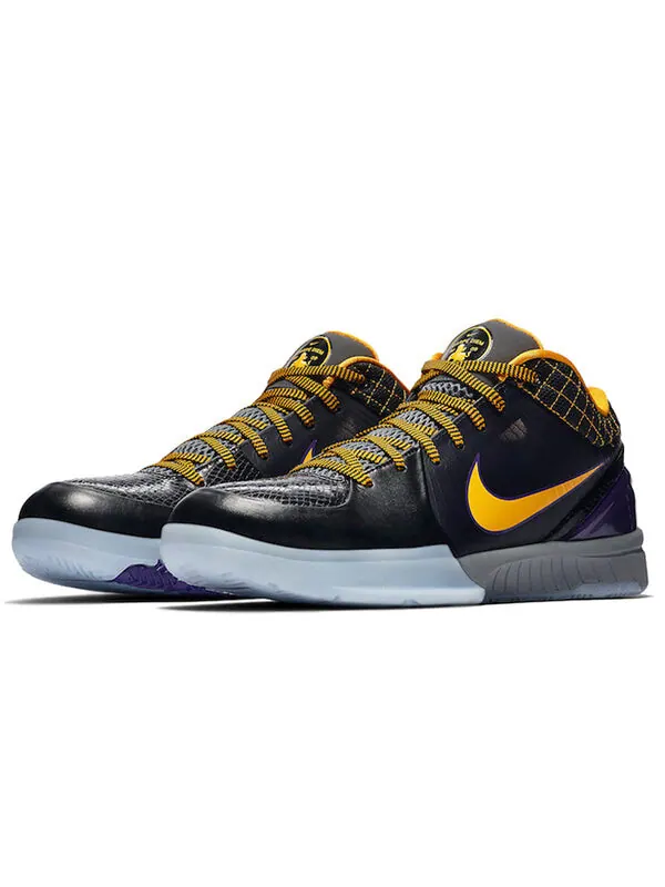 Кроссовки zoom kobe 4 protro Nike — изображение 2 из 4, черный/-фиолетовый