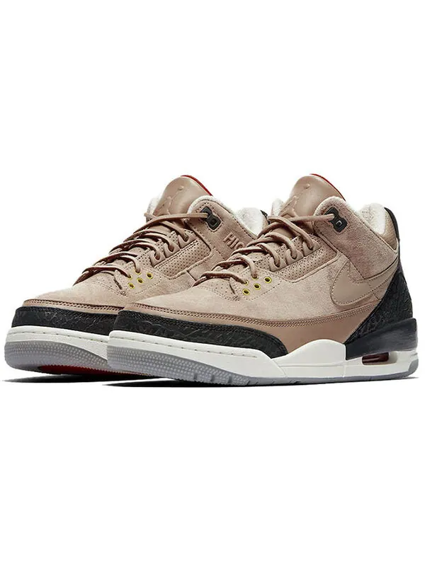 Кроссовки 3 ретро jth nrg Air Jordan — изображение 2 из 4, бежевый//желтый