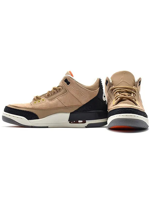 Кроссовки 3 ретро jth nrg Air Jordan — изображение 3 из 4, бежевый//желтый