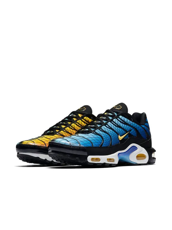 Кроссовки air max plus Nike — изображение 3 из 4, синий/желтый