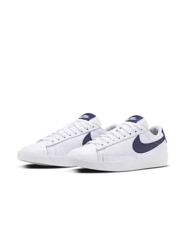 Кроссовки блейзер низкий ле Nike — изображение 3 из 4, белый/синий