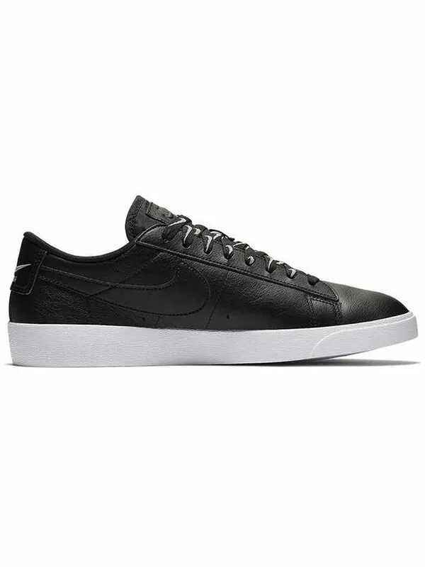 Кроссовки блейзер низкий se Nike — изображение 2 из 4, черный/черный-белый