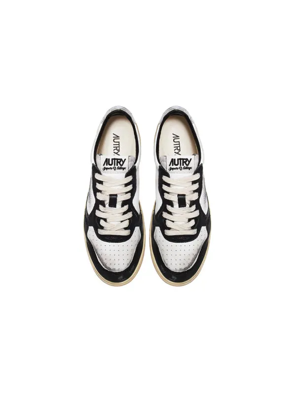 Кроссовки medalist super vintage leather low sneakers 'white black silver' Autry — изображение 3 из 4
