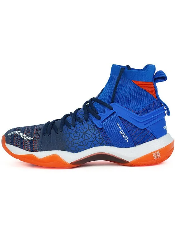 Кроссовки ревут 2 lite high Li-Ning — изображение 2 из 4, синий/оранжевый/белый