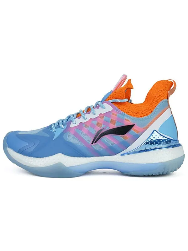 Кроссовки алебарда 2 Li-Ning — изображение 2 из 4, синий/оранжевый/белый