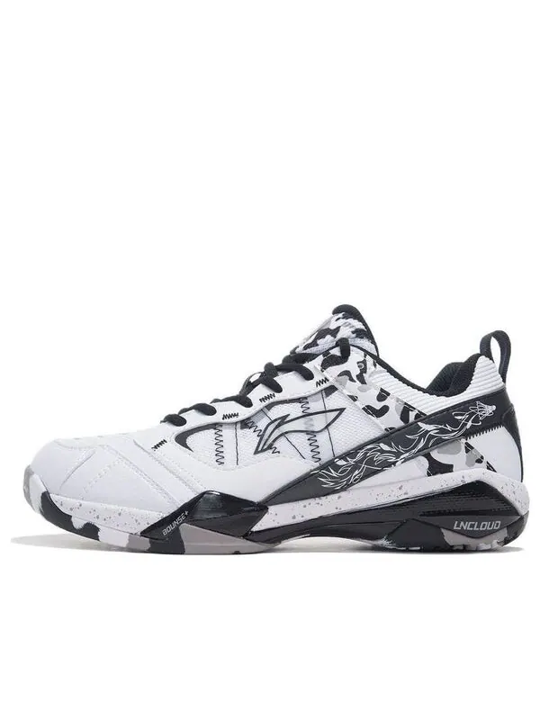 Кроссовки invincible ace 'standard white black' Li-Ning — изображение 1 из 4, белый/черный