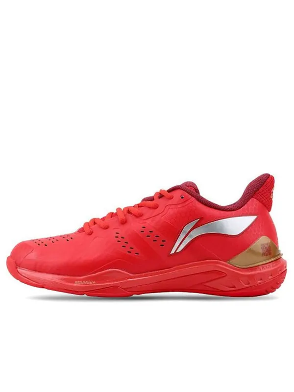 Кроссовки yunting 'red silver' Li-Ning — изображение 1 из 4, красный/серебристый