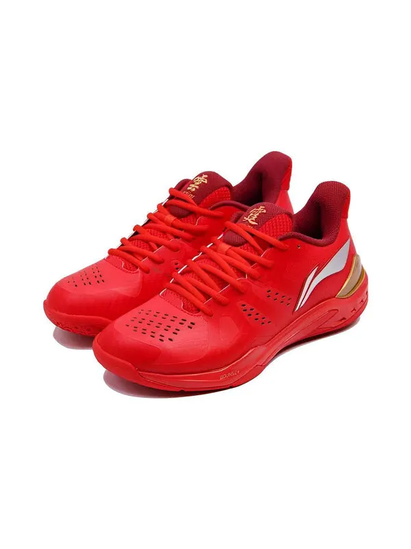 Кроссовки yunting 'red silver' Li-Ning — изображение 3 из 4, красный/серебристый