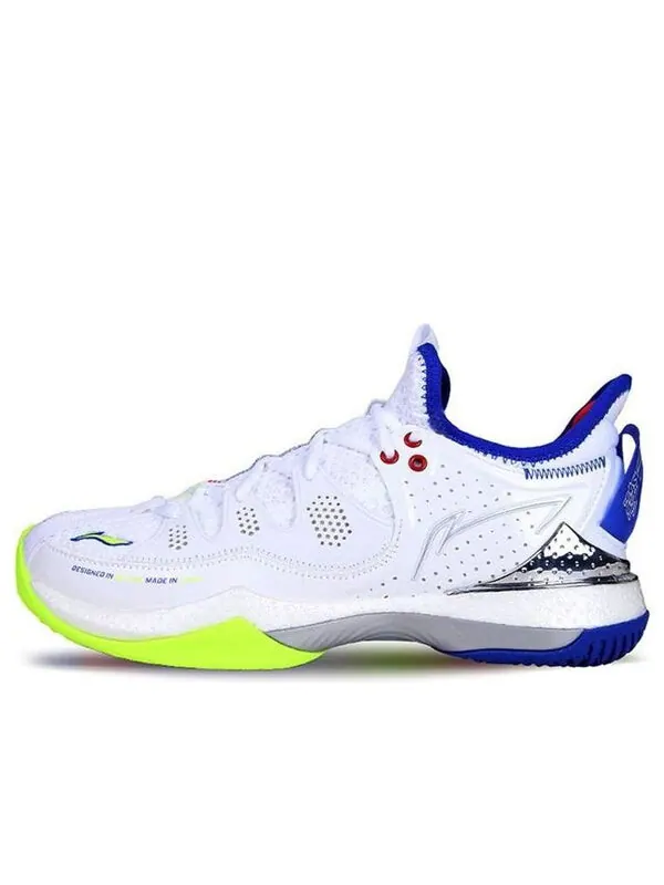 Кроссовки алебарда 3 лайт Li-Ning — изображение 1 из 4, белый/синий/желтый