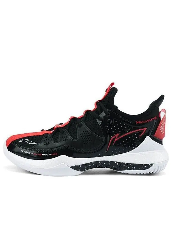 Кроссовки алебарда 3 Li-Ning — изображение 1 из 4, черный/белый/красный