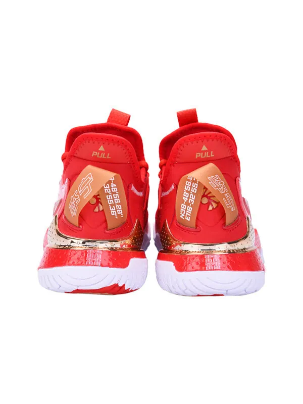 Кроссовки алебарда 3 Li-Ning — изображение 4 из 4, красный/золотистый