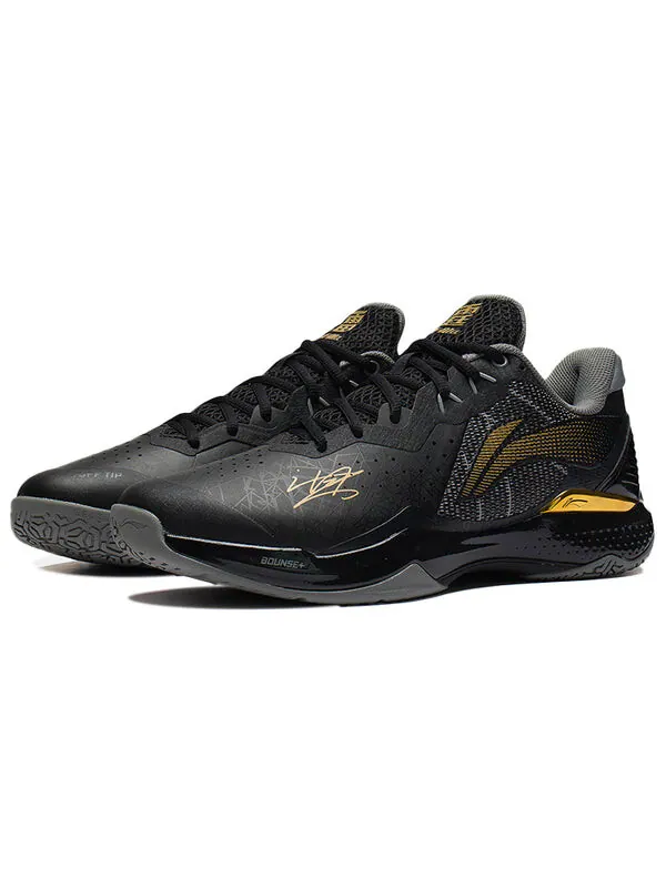 Кроссовки lieting cl Li-Ning — изображение 3 из 4, черный/золотистый