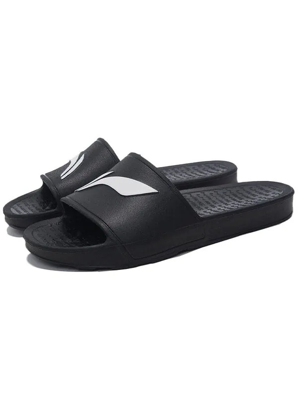 Тапочки offcourt slipper 'black white' Li-Ning — изображение 4 из 4, черный/белый