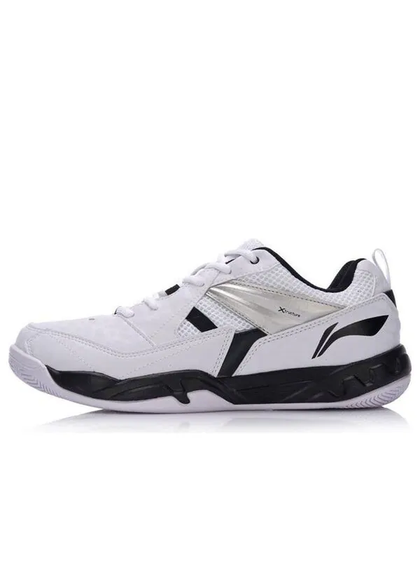 Кроссовки Li-Ning X Tructure Soft Badminton Training 'White Black' — изображение 1 из 4, белый