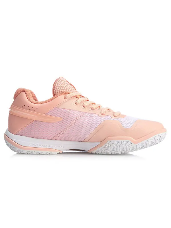 Кроссовки земля летающие облегченные Li-Ning — изображение 2 из 4, оранжевый/розовый