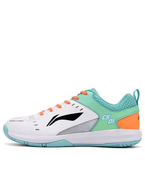 Кроссовки перо Li-Ning — изображение 1 из 4, белый/синий/оранжевый