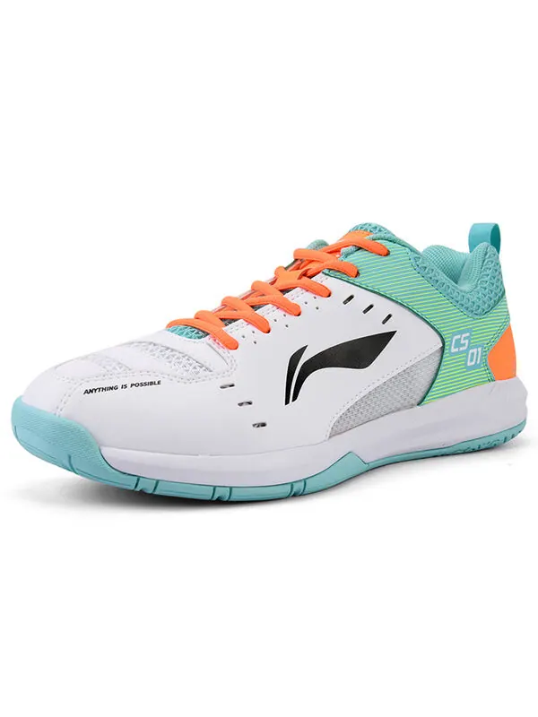Кроссовки перо Li-Ning — изображение 2 из 4, белый/синий/оранжевый