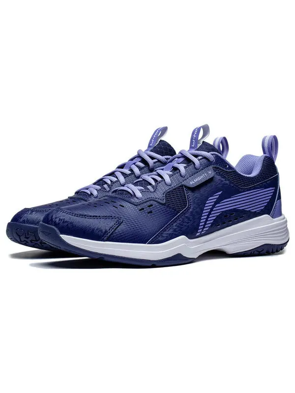 Кроссовки всемогущие 5 Li-Ning — изображение 3 из 4, фиолетовый/белый