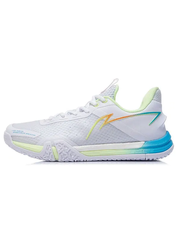 Кроссовки земля летающие se Li-Ning — изображение 2 из 4, белый/зеленый/синий