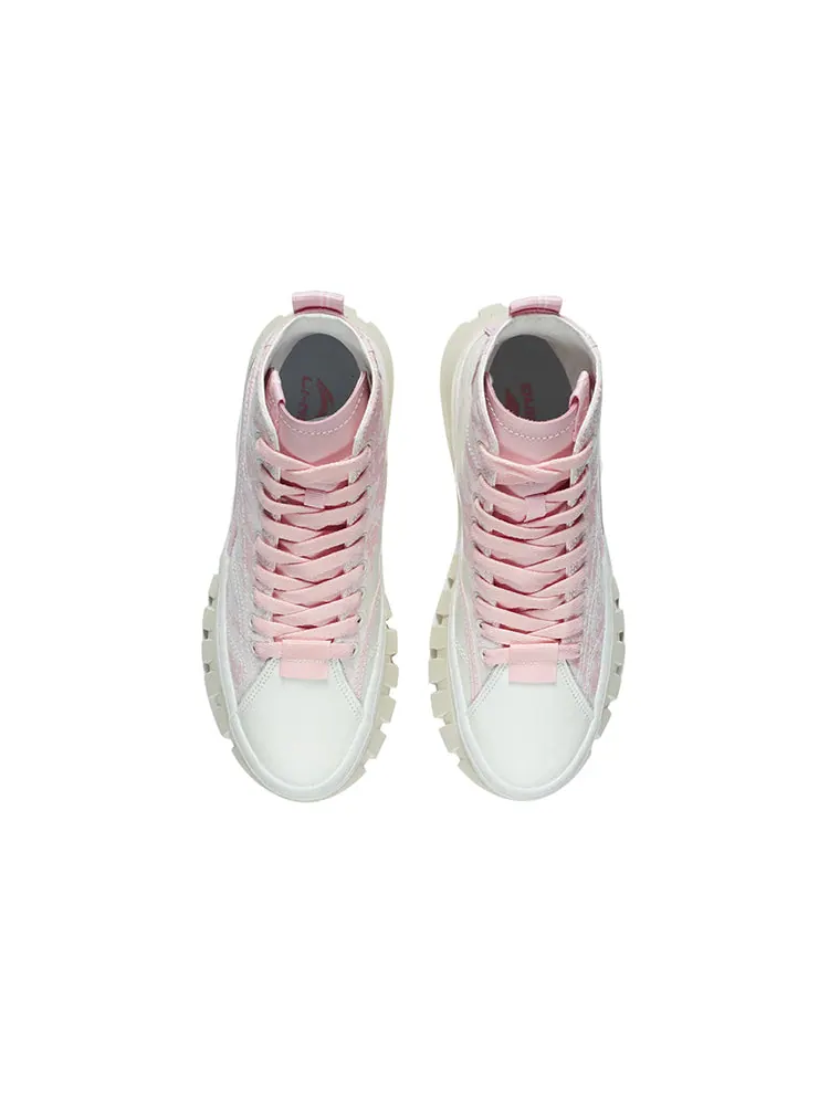 Спортивные кроссовки (WMNS) Li-Ning Wave Boot Hi — изображение 4 из 7, розовый