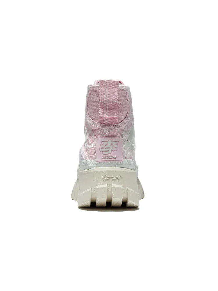 Спортивные кроссовки (WMNS) Li-Ning Wave Boot Hi — изображение 6 из 7, розовый