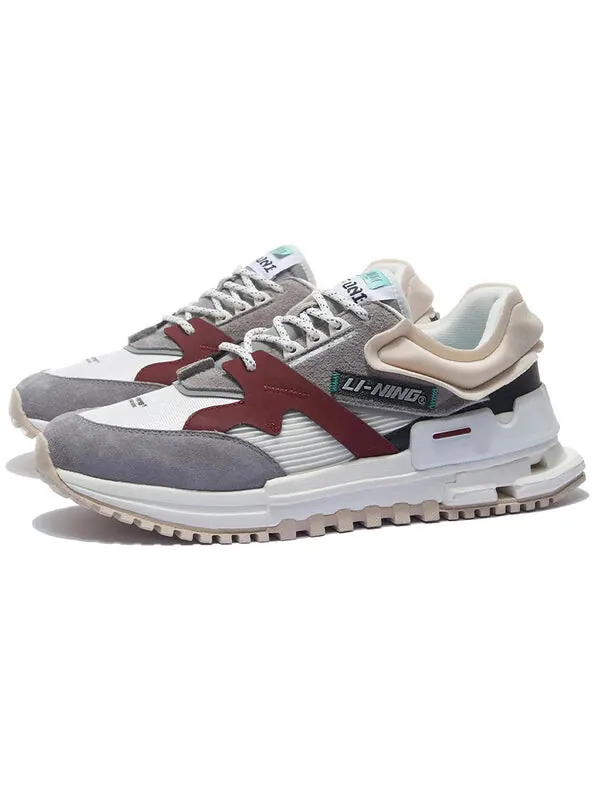 Кроссовки 001 классика Li-Ning — изображение 3 из 4, серый/бежевый