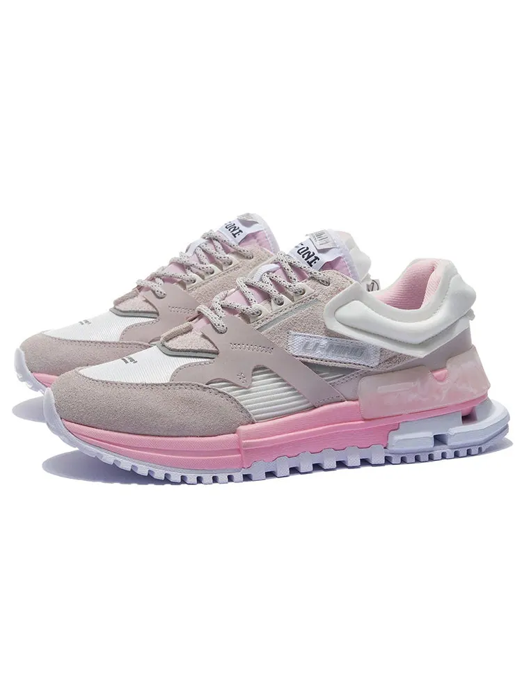 Спортивные кроссовки (WMNS) Li-Ning 001 'Whtie Pink' — изображение 3 из 4, фиолетовый