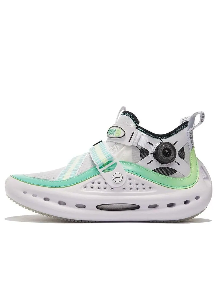Кроссовки Li-Ning Wu Xing 3 'White Green' — изображение 1 из 7, белый
