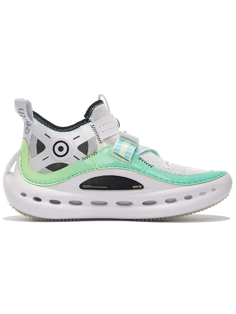 Кроссовки Li-Ning Wu Xing 3 'White Green' — изображение 2 из 7, белый