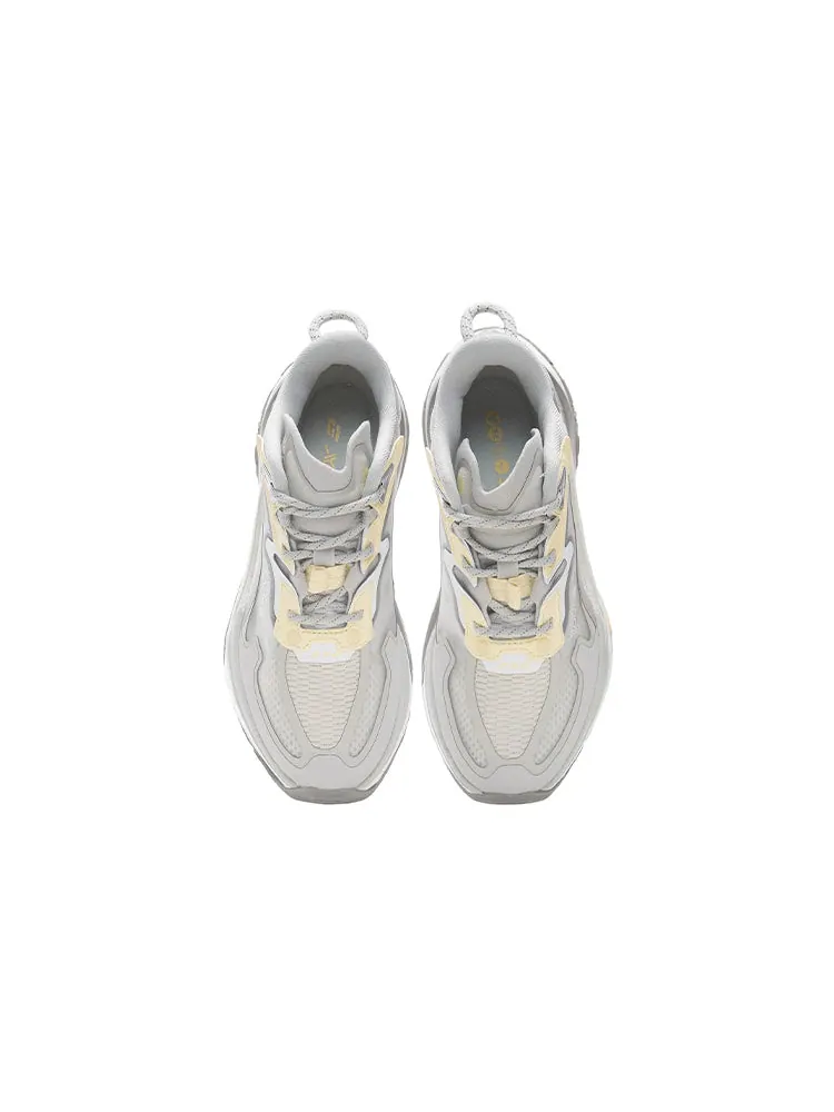 Спортивные кроссовки (WMNS) Li-Ning Infinity 'Grey Yellow' — изображение 5 из 7, серый