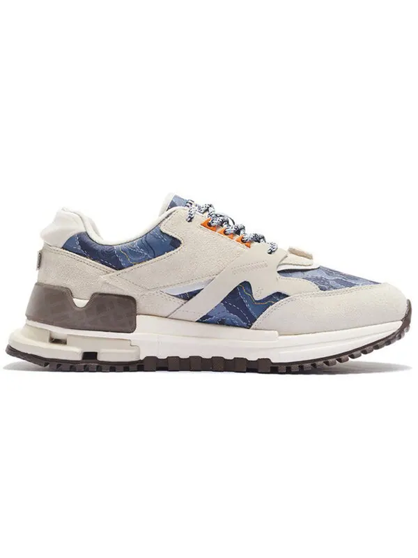 Кроссовки 001 классика Li-Ning — изображение 2 из 4, серый/синий