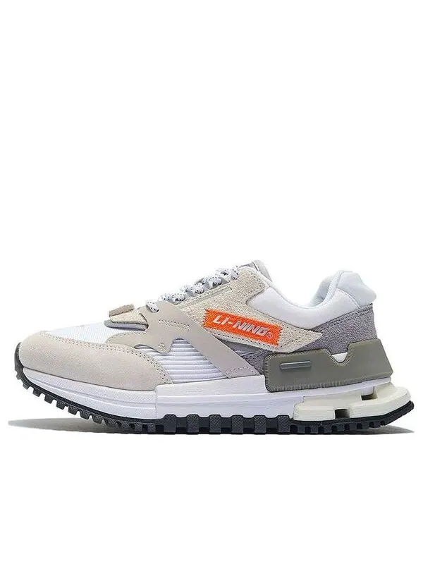 Кроссовки 001 классика Li-Ning — изображение 1 из 4, серый/оранжевый