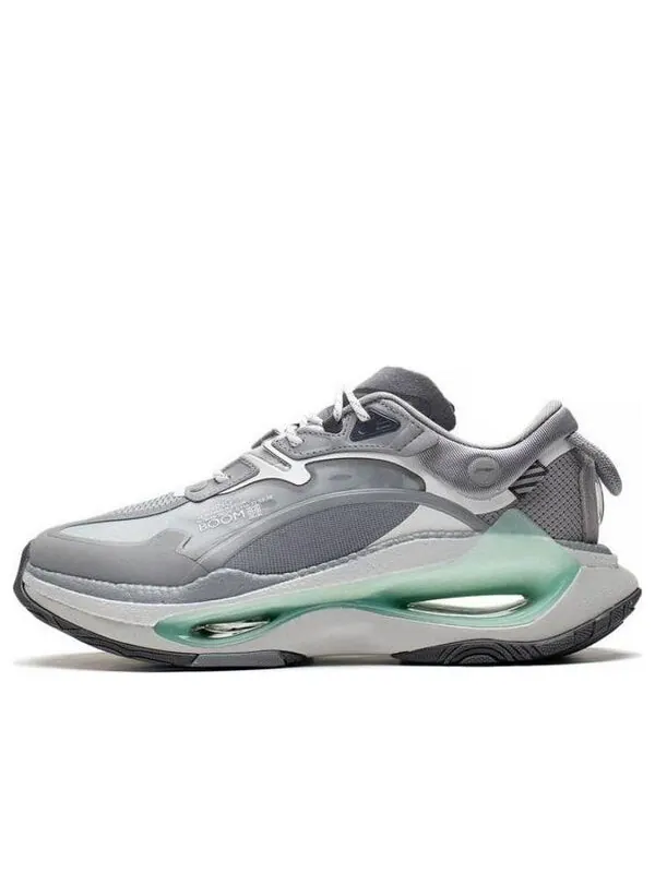 Кроссовки бесконечность Li-Ning — изображение 1 из 4, серый/белый/зеленый