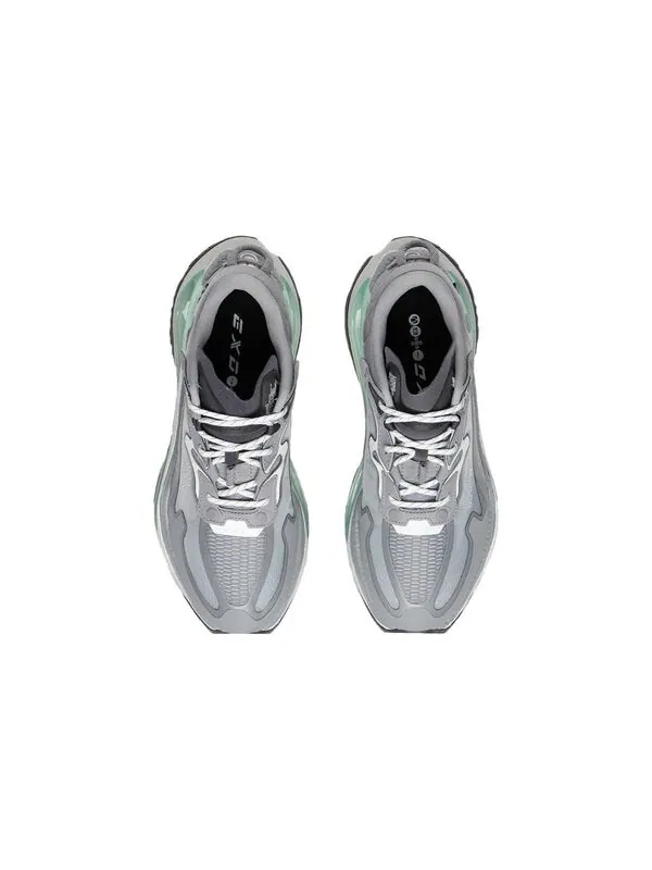 Кроссовки бесконечность Li-Ning — изображение 4 из 4, серый/белый/зеленый