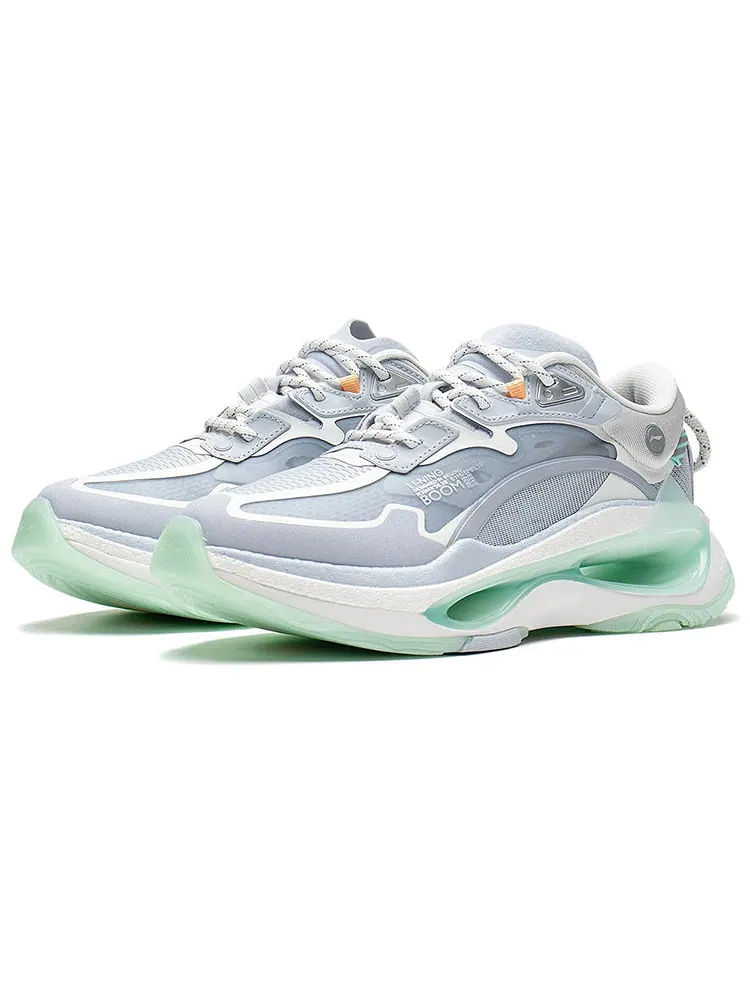 Спортивные кроссовки (WMNS) Li-Ning Infinity 'Grey Mint' — изображение 3 из 7, серый