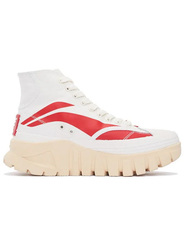 Кроссовки волна ботинок Li-Ning — изображение 2 из 4, белый/красный/бежевый