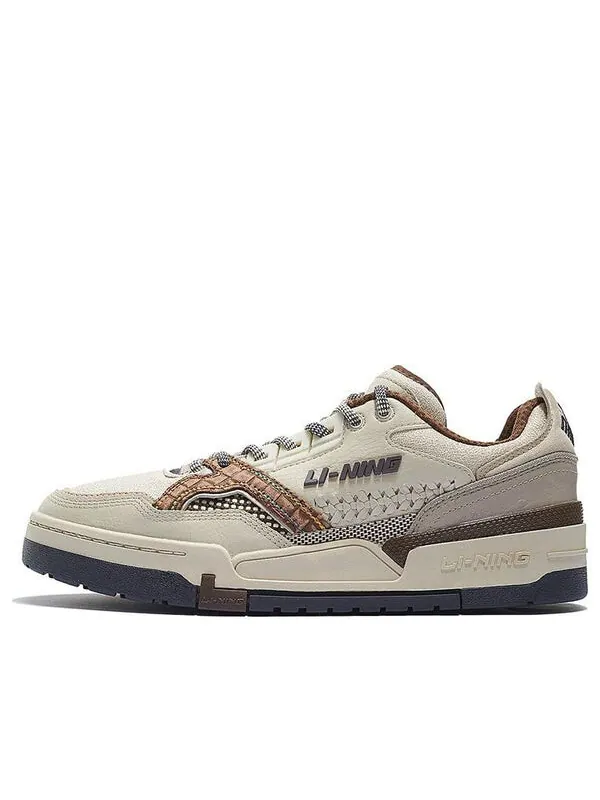 Кроссовки 001 btc sp Li-Ning — изображение 1 из 4, белый/коричневый