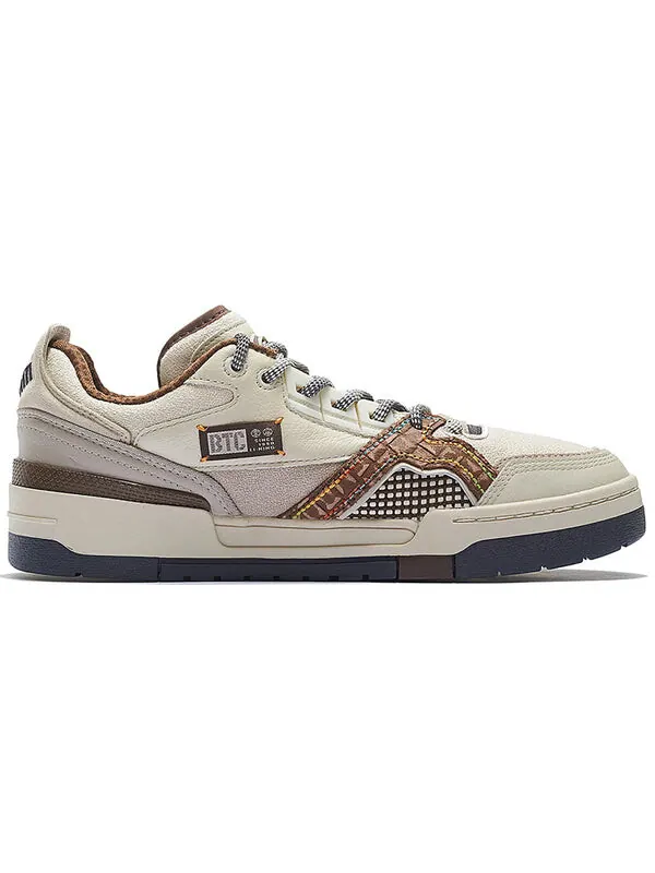 Кроссовки 001 btc sp Li-Ning — изображение 2 из 4, белый/коричневый