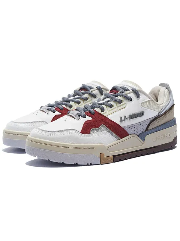 Кроссовки 001 btc Li-Ning — изображение 3 из 4, белый/серый/красный